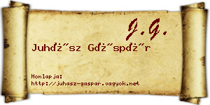 Juhász Gáspár névjegykártya